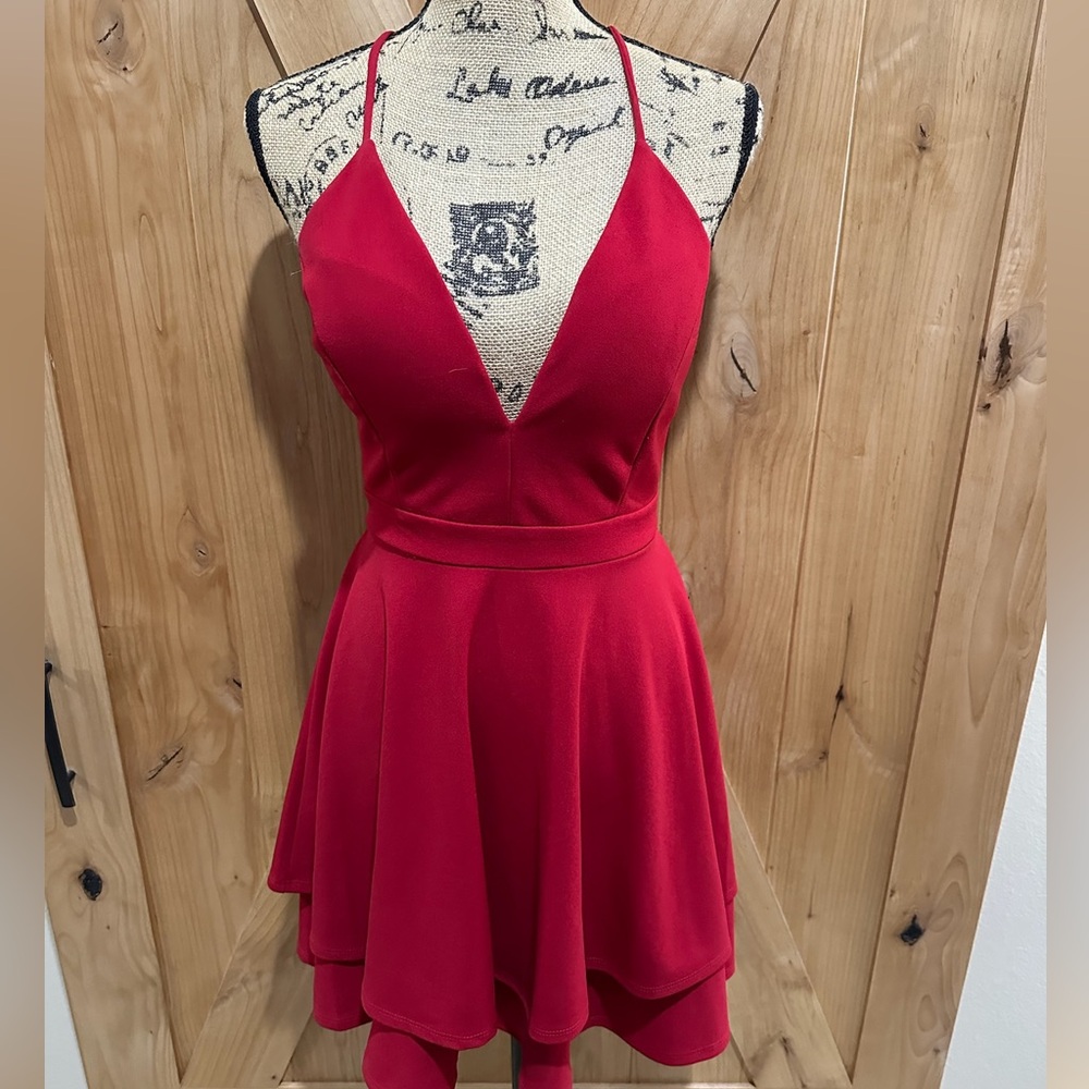Honey & Rosie Red dress Sz M